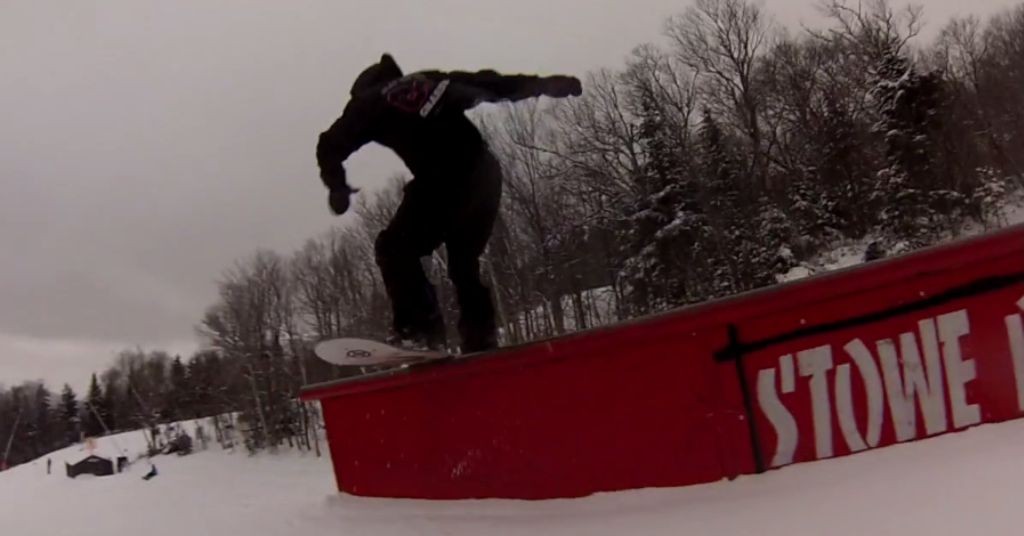 gnarbear aiden chmura snowboarding ramps rails apparel