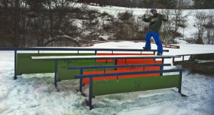 Custom GnarBear Snowboarding Rails