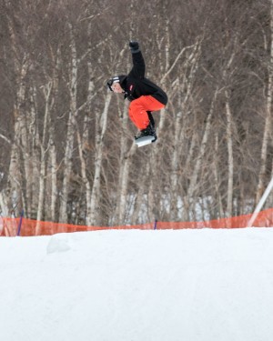 stevo snowboard roast beef gnarbear snowboarding rail box